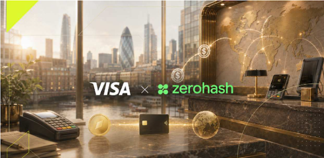Visa Direct 集成由 Zerohash 提供支持的稳定币商户支付与付款功能
