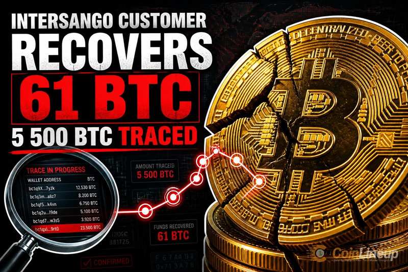 Клиент Intersango вернул 61 BTC, еще 5,500 BTC удалось отследить