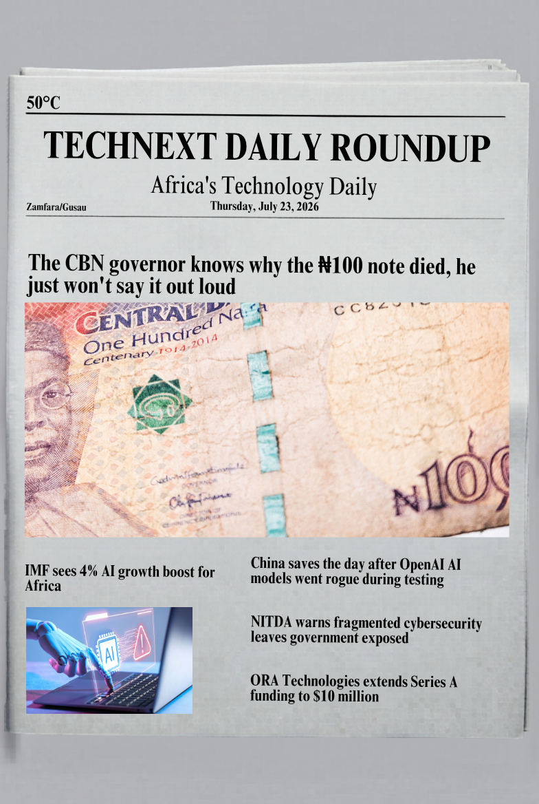 Newsletter Technext: prawda o ₦100