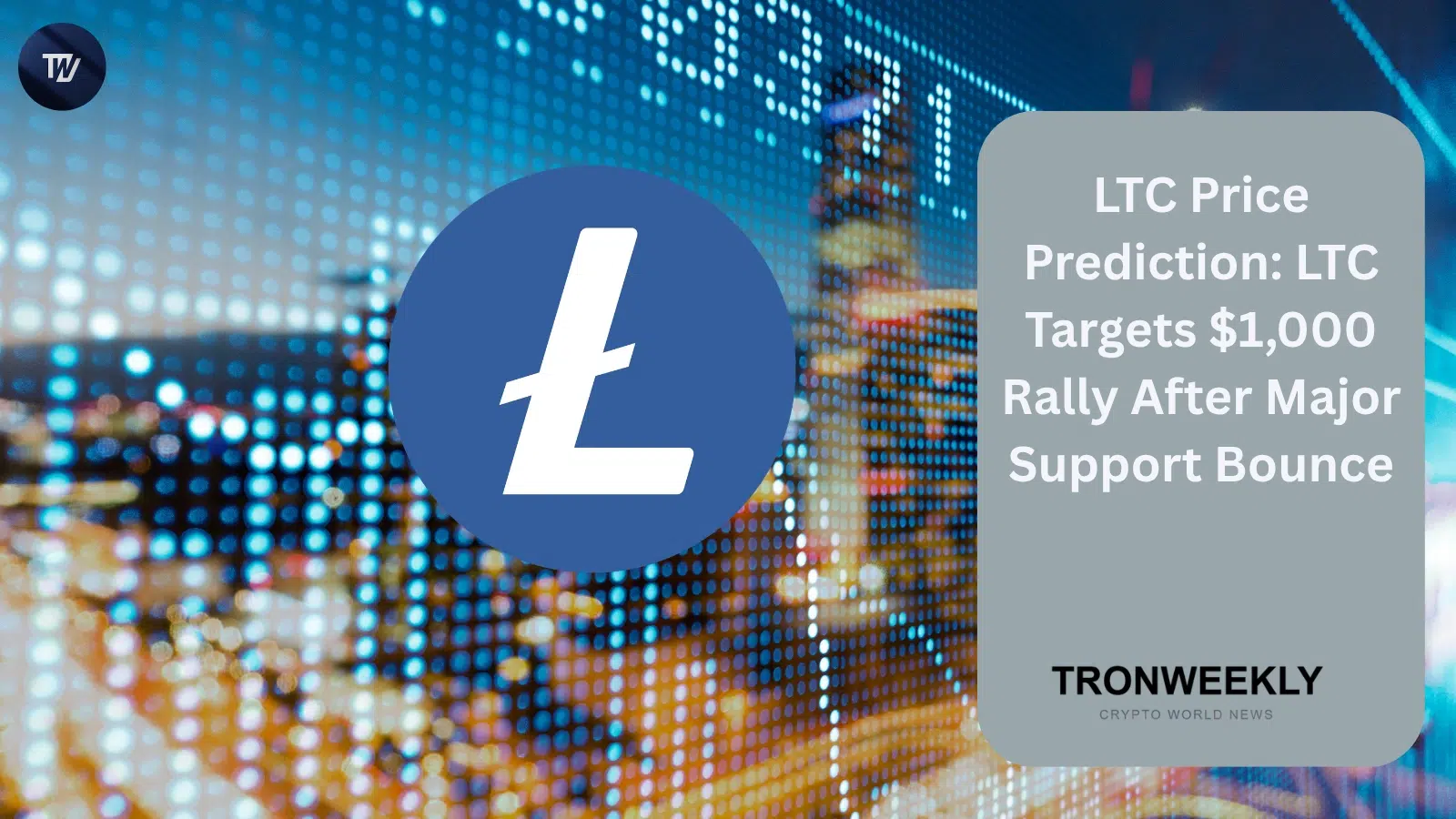 Litecoin 在 40 美元支撐反彈後瞄準 1,000 美元週期目標，Liteforge 測試網交易量突破 2.5 億筆