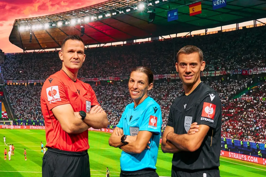 Strauss diventa il primo sponsor dedicato degli arbitri della Champions League per Uefa