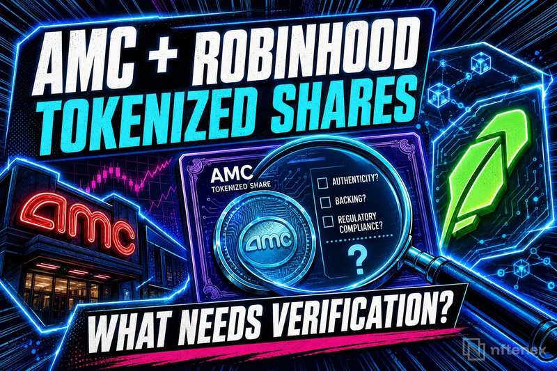 Токенизированные акции AMC и Robinhood: почему это утверждение остаётся непроверенным