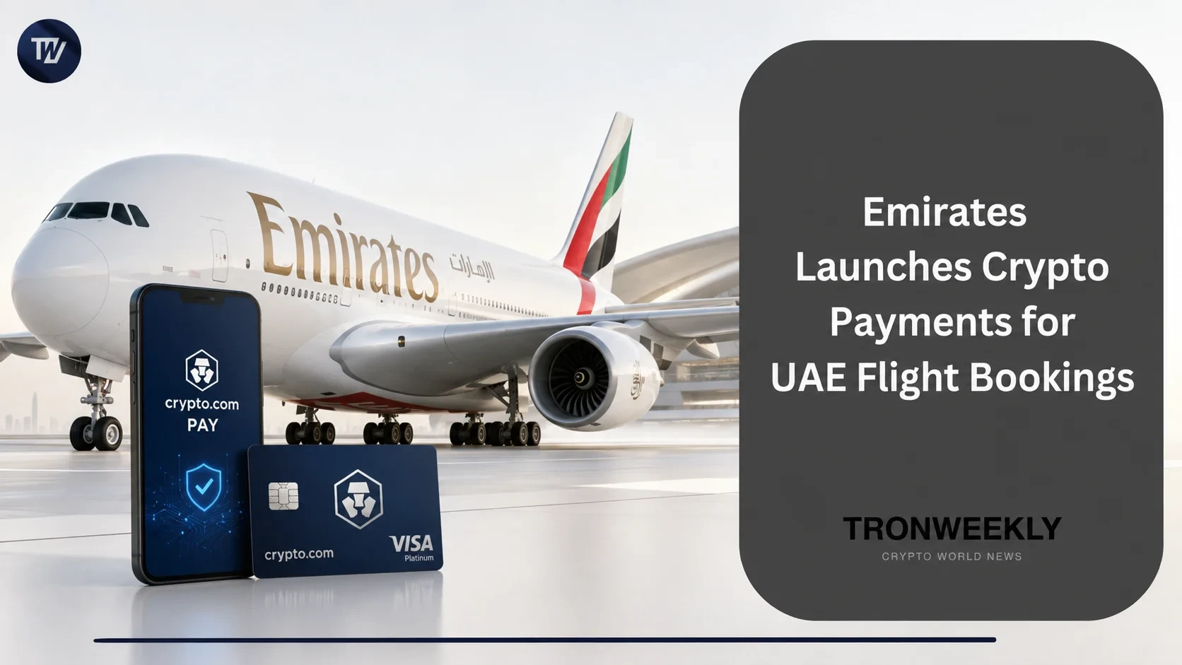 Emirates Launches Crypto.com Pay for UAE Flight Bookings