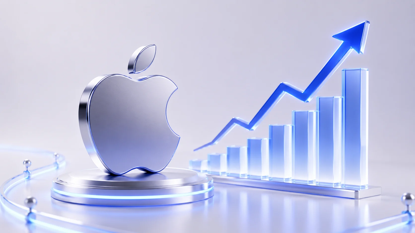 Las acciones de Apple se disparan a un récord de $334, impulsando su valor de mercado por encima de los $4,9 billones