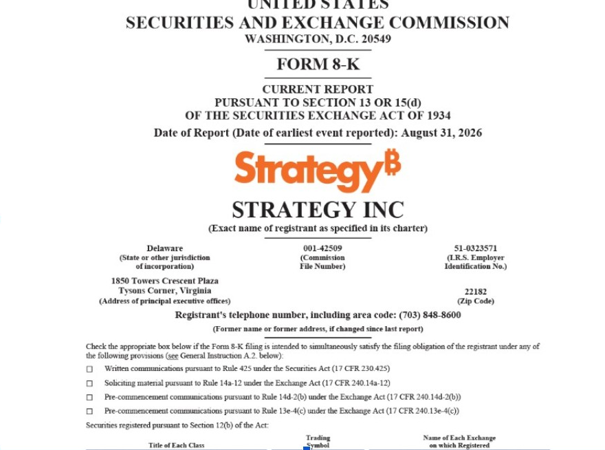 Strategy kupuje bitcoiny za 370 mln USD po 10-tygodniowej przerwie