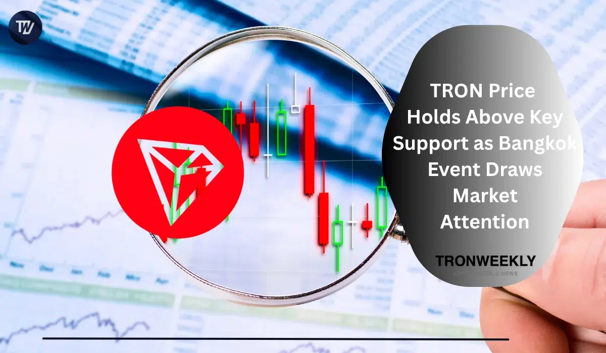 TRON-Preis hält sich über 0,33 $, während TRON DAO zu KUB Global Bangkok 2026 aufbricht