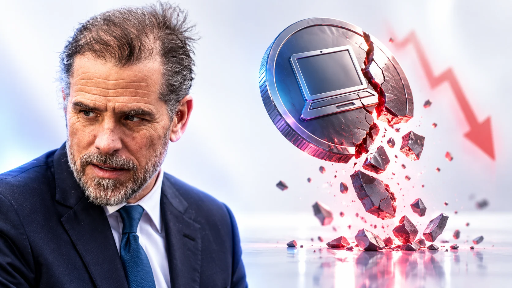 La memecoin LAPTOP di Hunter Biden crolla del 99,6% dopo il lancio su Base