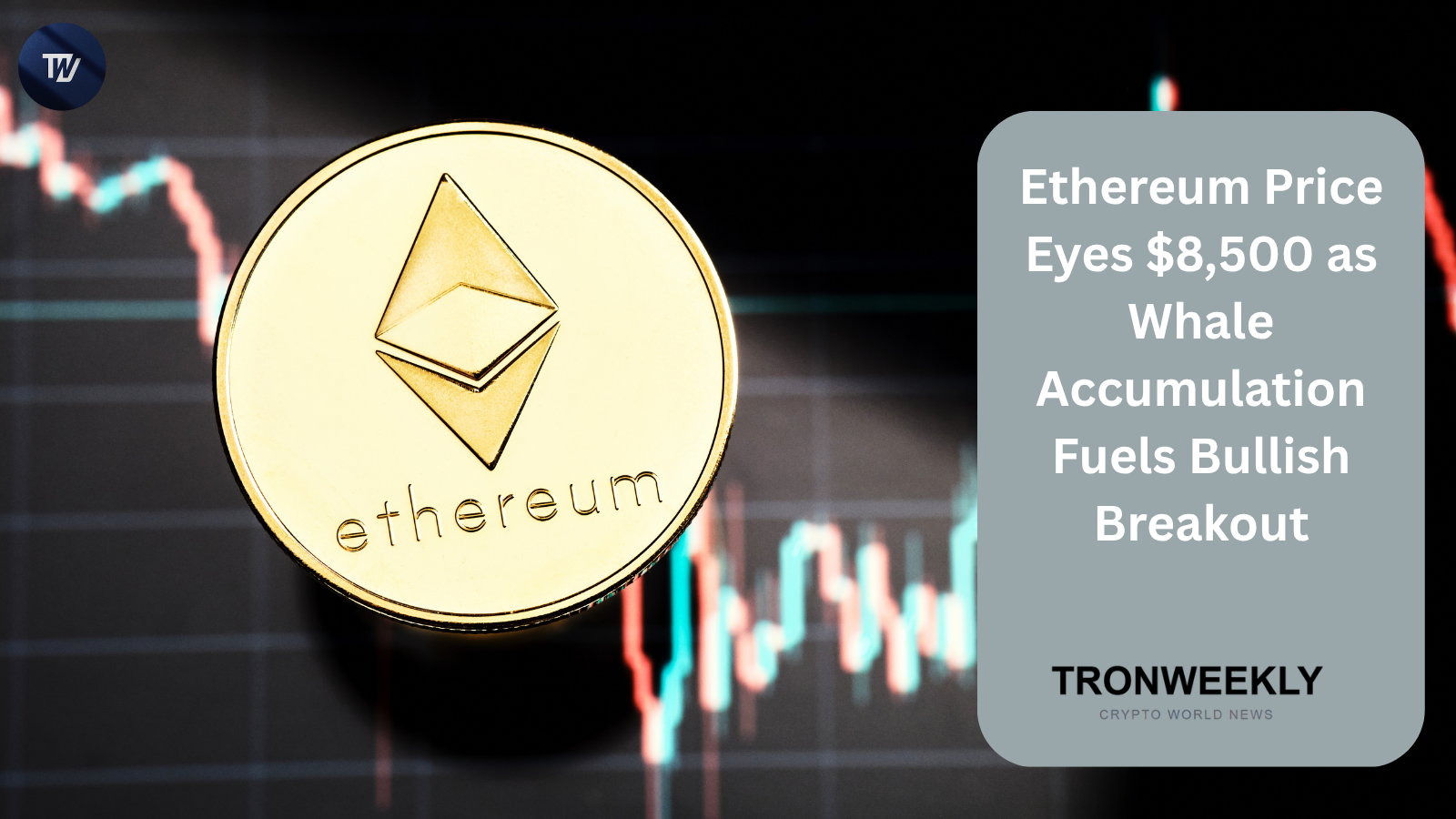 Ethereum peilt 8.500 US-Dollar an, während Wale 121 Millionen US-Dollar in ETH ansammeln