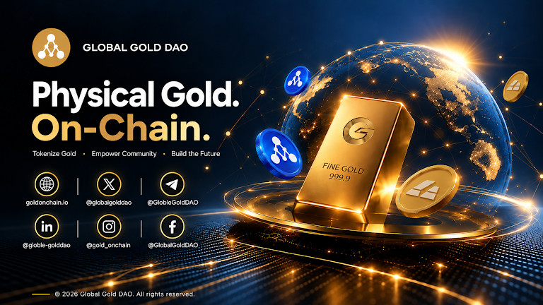 GGD (Global Gold DAO) uruchamia ekosystem tokenizowanego złota fizycznego na BNB Chain