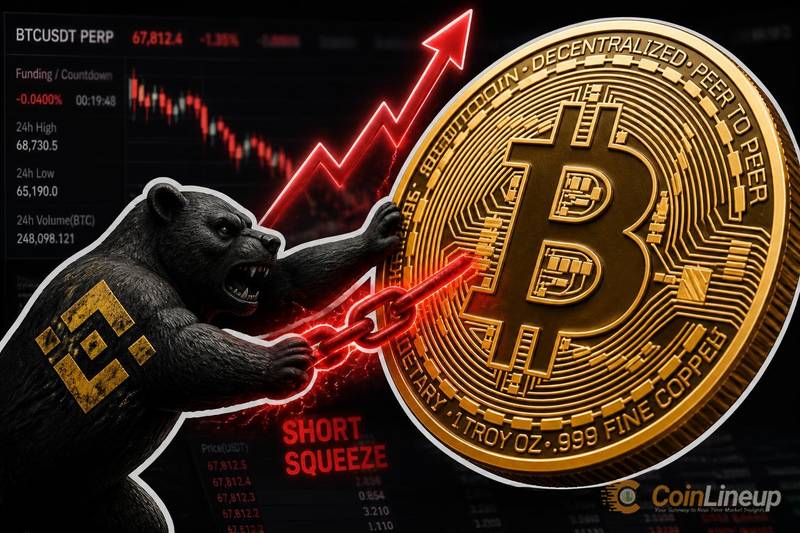 CryptoQuant : le rallye du Bitcoin alimenté par un short squeeze sur Binance