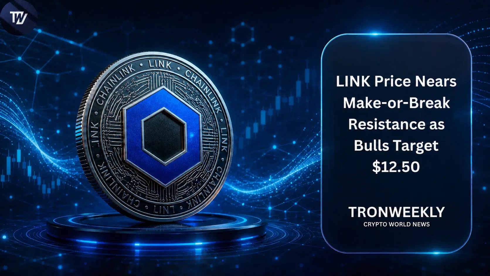 Chainlink (LINK) Tests Descending Trendline as Bulls Eye $12.50 Target