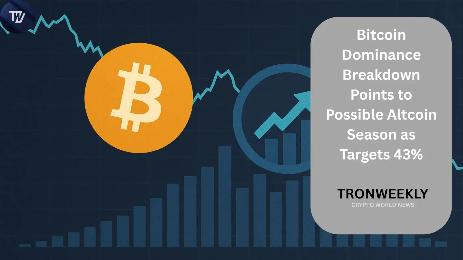 Bitcoin Dominance Breakdown May Signal Approaching Altcoin Season, Analyst Targets 43%