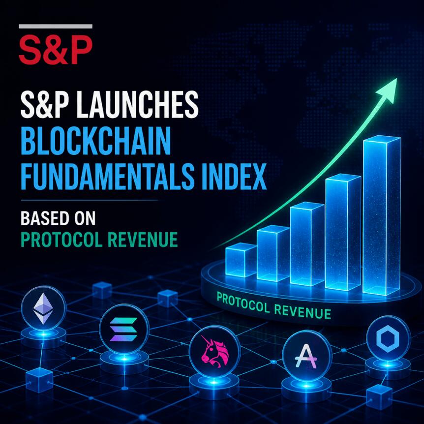 S&P Dow Jones Indices и Pantera Capital запустили индекс фундаментальных показателей блокчейна на основе доходов протоколов
