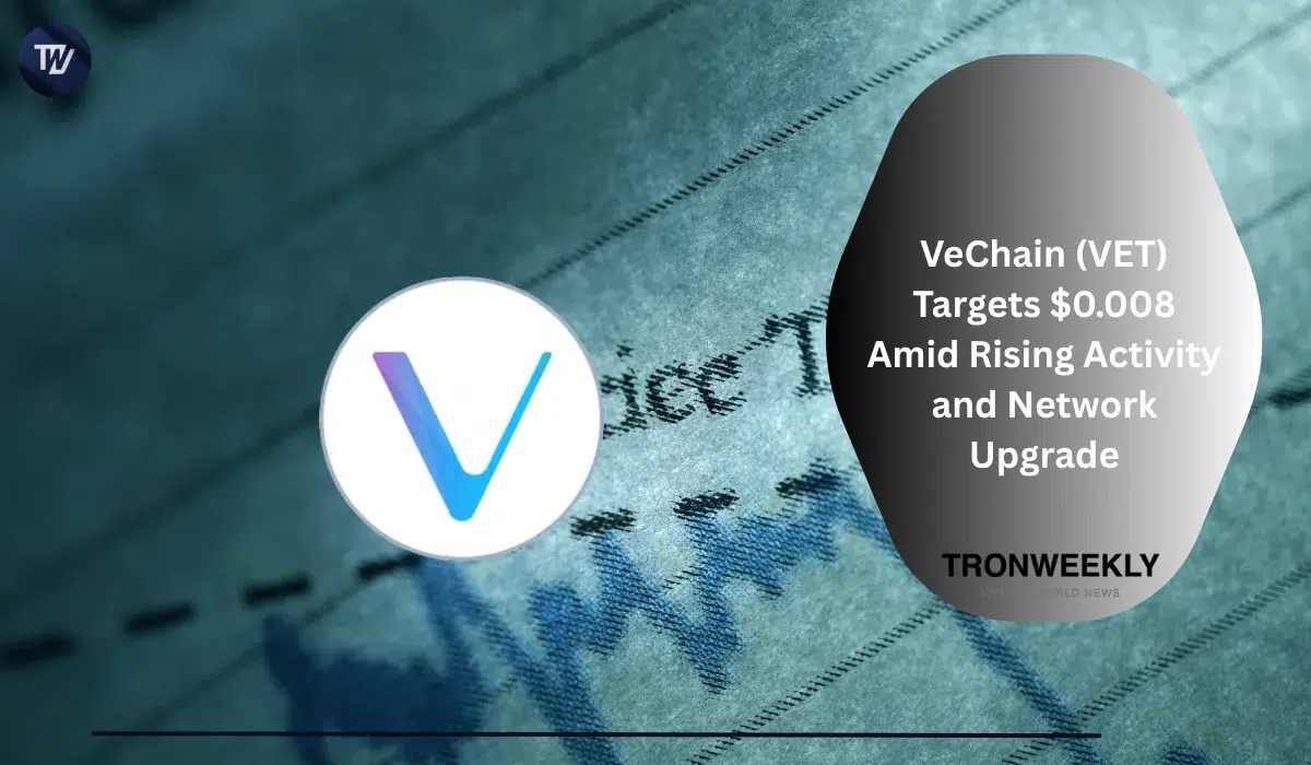 VeChain (VET) vise 0,008 $ face à la montée de l'activité et à la mise à niveau Interstellar