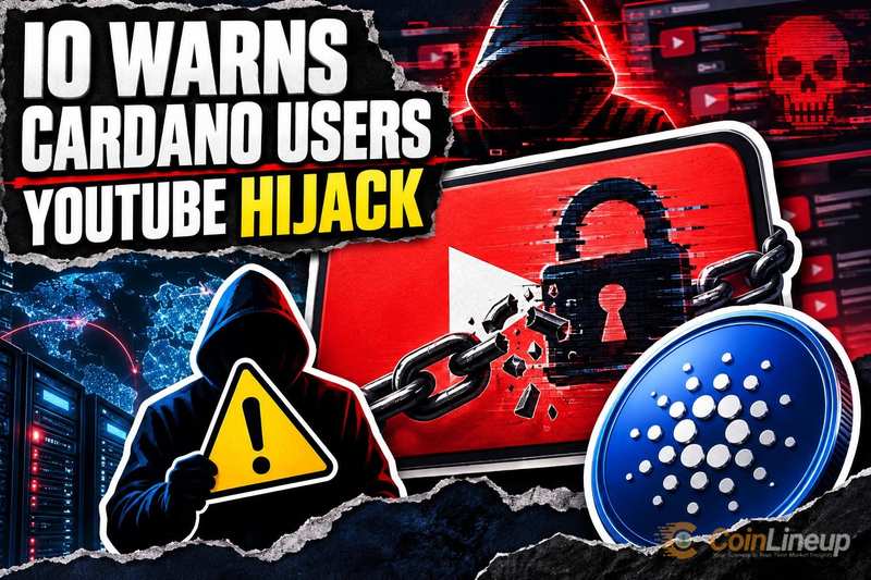 Input Output предупредила пользователей Cardano после взлома YouTube-канала