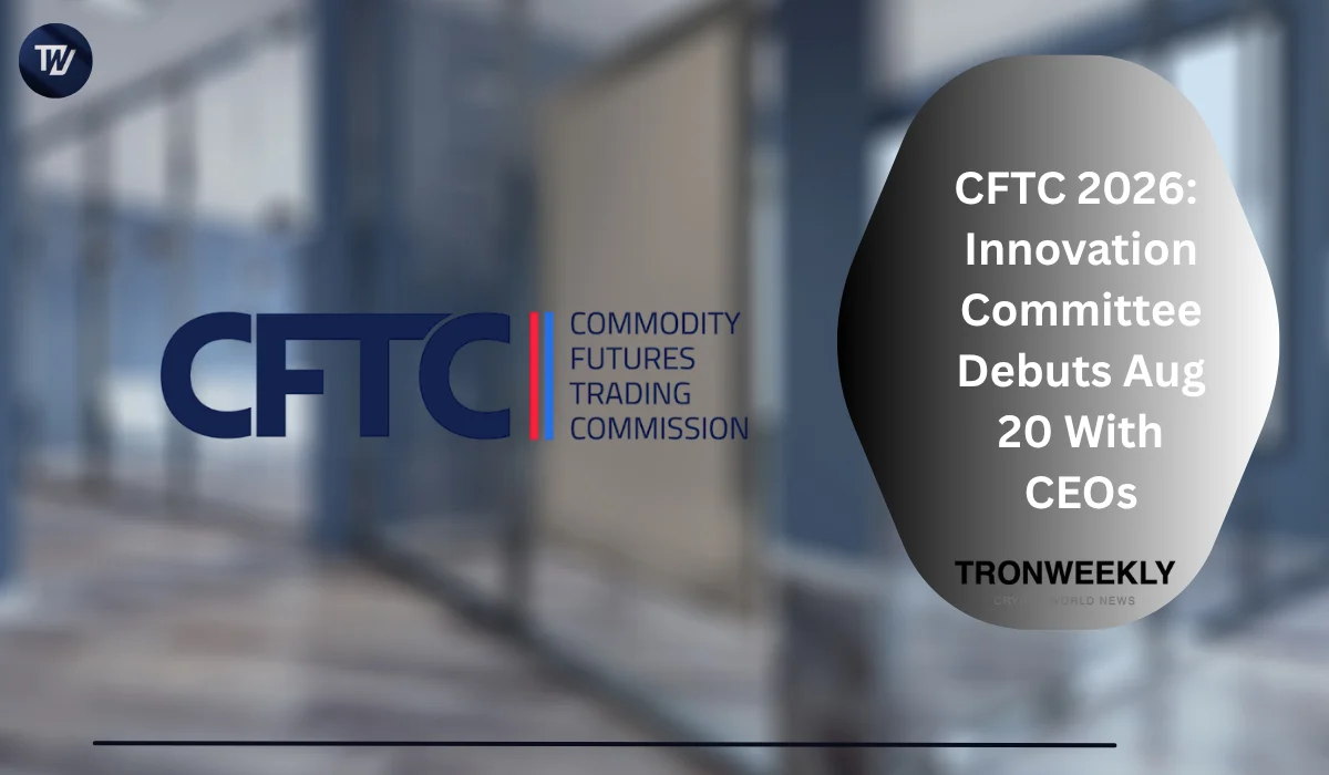 CFTC uruchamia Komitet Doradczy ds. Innowacji z inauguracyjnym posiedzeniem 20 sierpnia