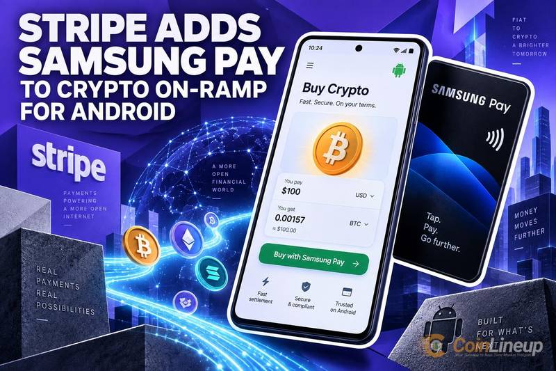 Stripe dodaje Samsung Pay do bramki zakupu kryptowalut na Androida przez stripe-react-native v0.75.0
