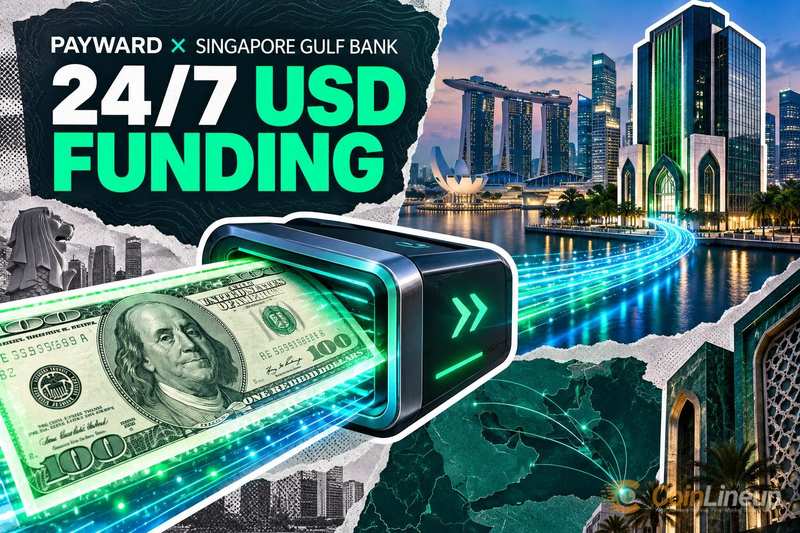 Payward подключился к Singapore Gulf Bank для круглосуточного долларового финансирования институциональных клиентов
