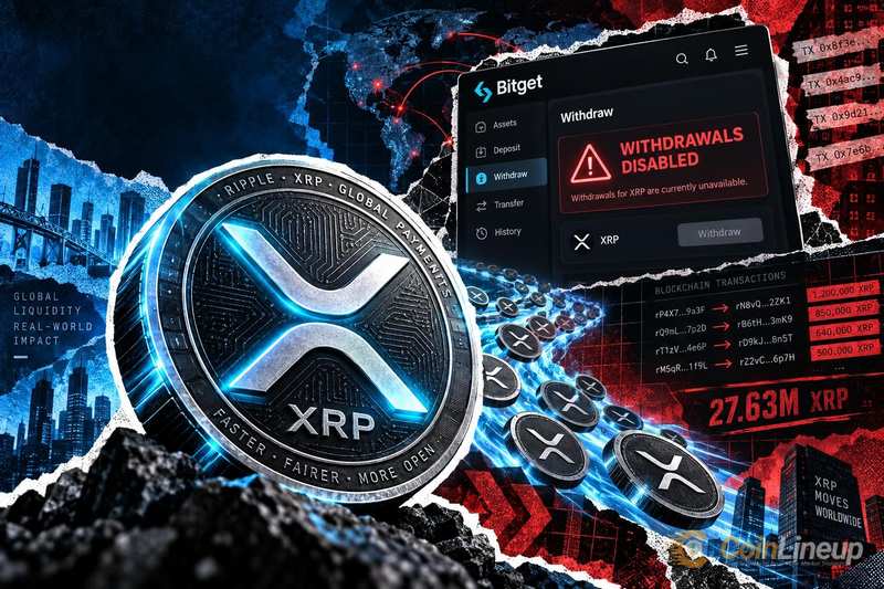 Bitget отключает выводы XRP на фоне перемещения 27,63 млн украденных XRP