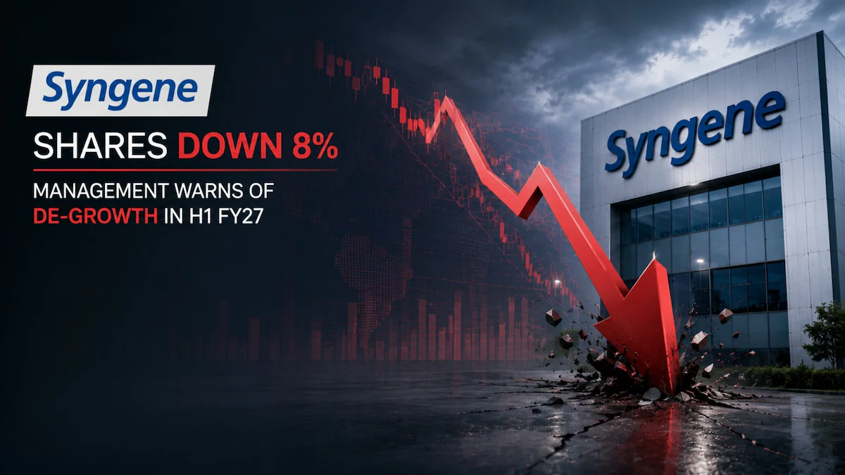 Syngene International Shares Fall 8% After Disappointing Q1 Results and Reduced Revenue Outlook