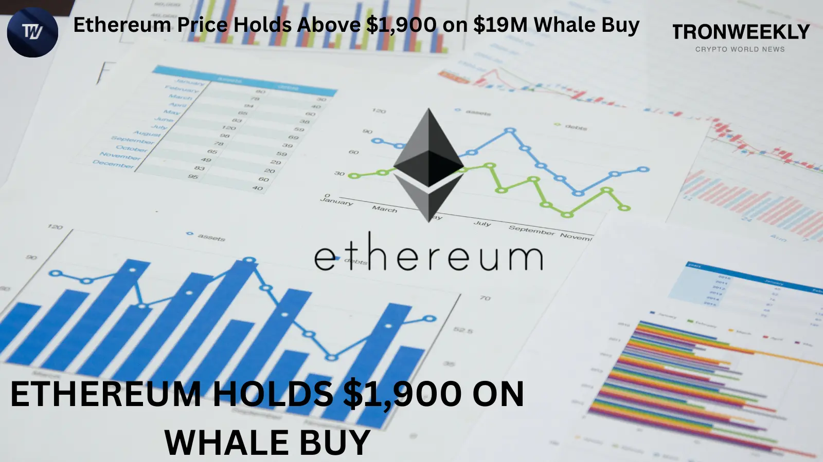 Cena Ethereum rośnie po zakupie wieloryba za $19 mln, który zwiększa zaufanie do rynku