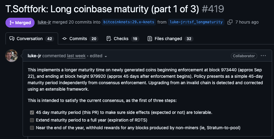 Разработчики Bitcoin BLAKE2b блокируют намайненные монеты на 45 дней с блока 973440