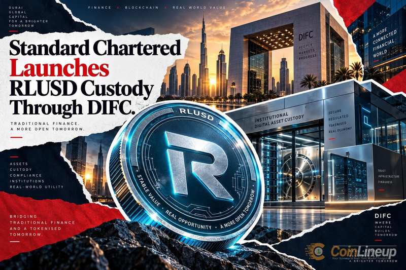 Standard Chartered запустила кастодиальное обслуживание RLUSD на XRP Ledger через филиал в DIFC