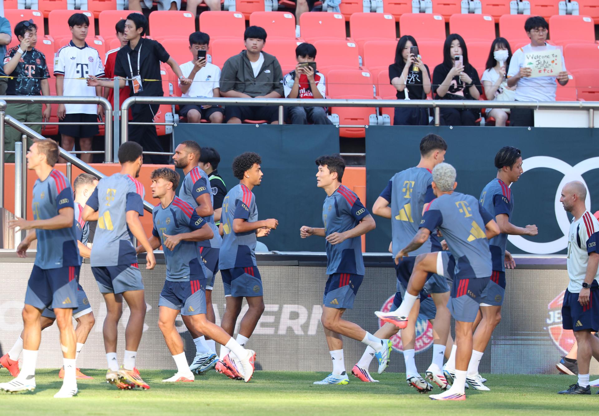 済州SK FC、プレシーズン親善試合でバイエルン・ミュンヘン戦に向けて準備