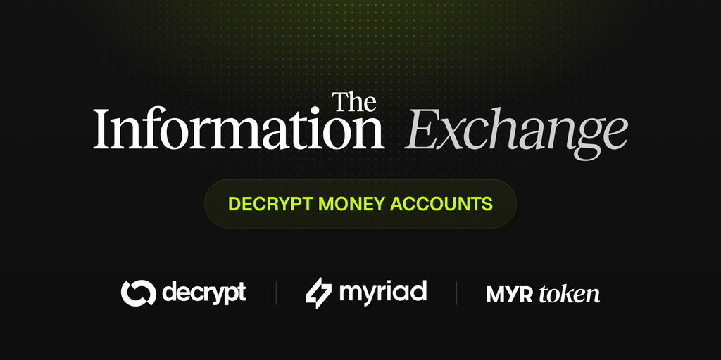 Деньговые счета Decrypt запущены на Solana для работы The Information Exchange