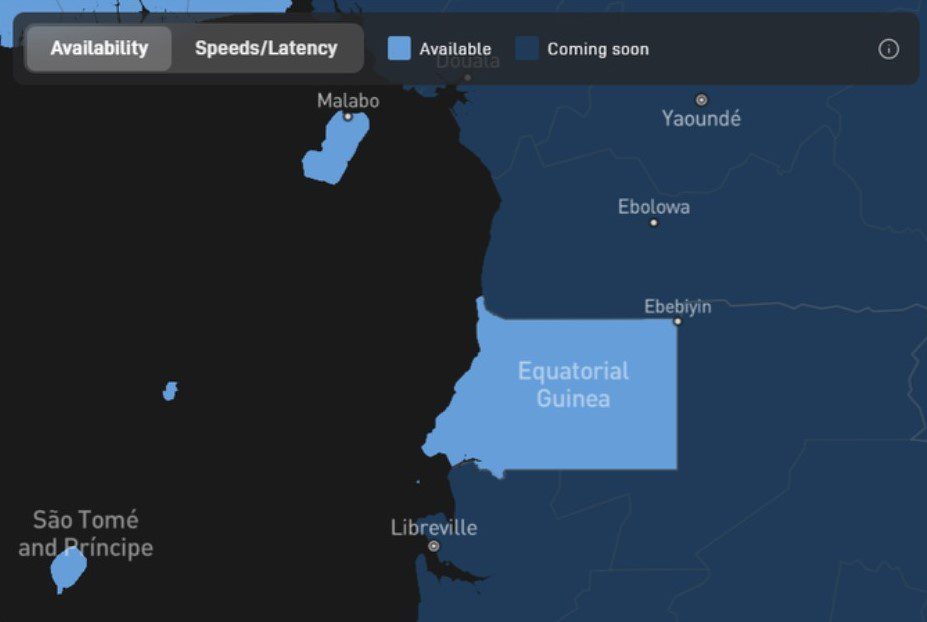 Starlink lanceert in Equatoriaal-Guinea, zijn 30e Afrikaanse markt