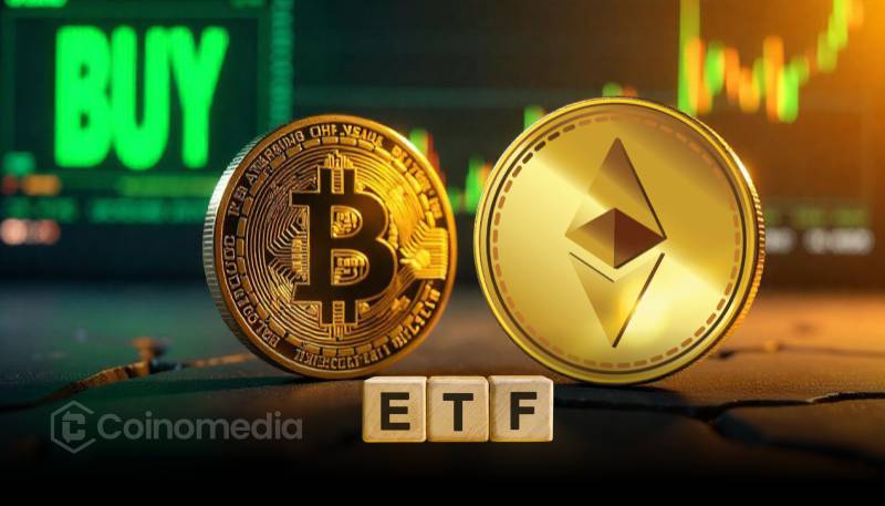 Ethereum-Spot-ETFs ziehen 26,32 Mio. USD an, während Bitcoin-Fonds 225,18 Mio. USD an Abflüssen verzeichnen