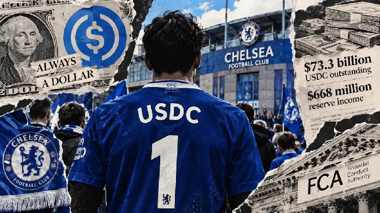 Circle mette USDC sul fronte della maglia del Chelsea per la stagione 2026/27