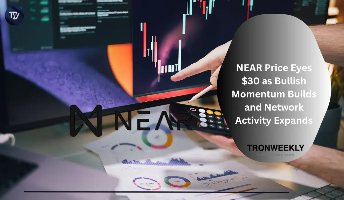 NEAR Eyes $30 as Bullish Momentum Builds and Network Activity Expands