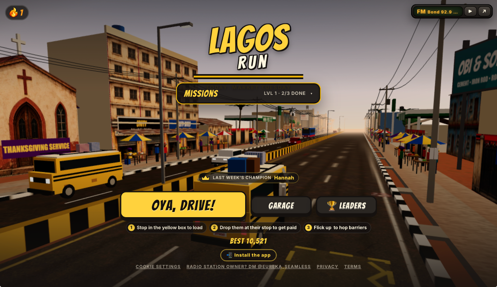 Berlin-Based Nigerian Developer Turns Lagos Traffic Into Viral Browser 'Lagos Run'
