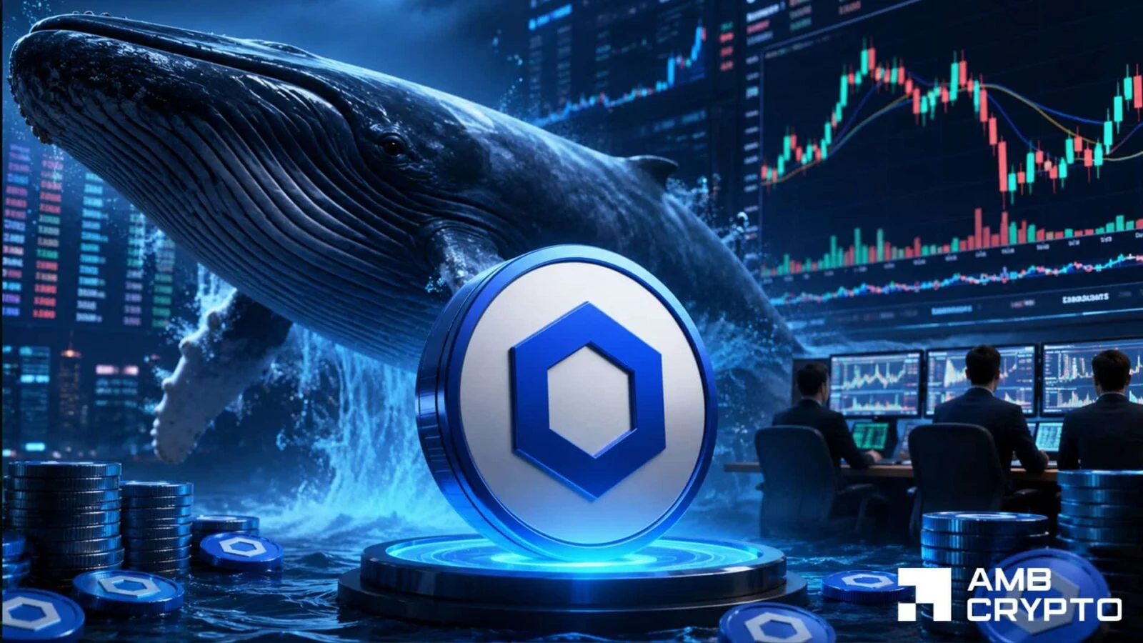 Кит Chainlink накопил LINK на $13,2 млн, пока трейдеры следят за поддержкой $8.18