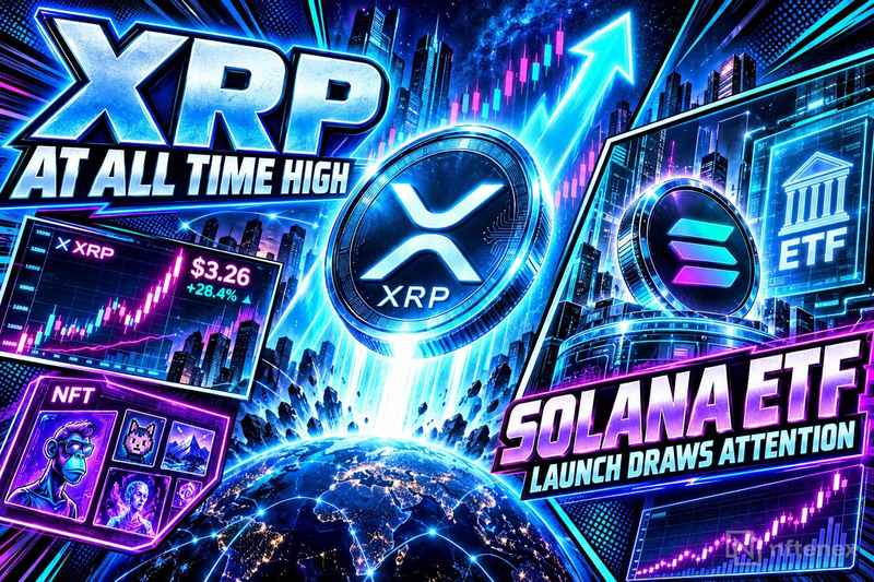 XRP na historycznym maksimum, gdy premiera ETF na Solanę przyciąga uwagę