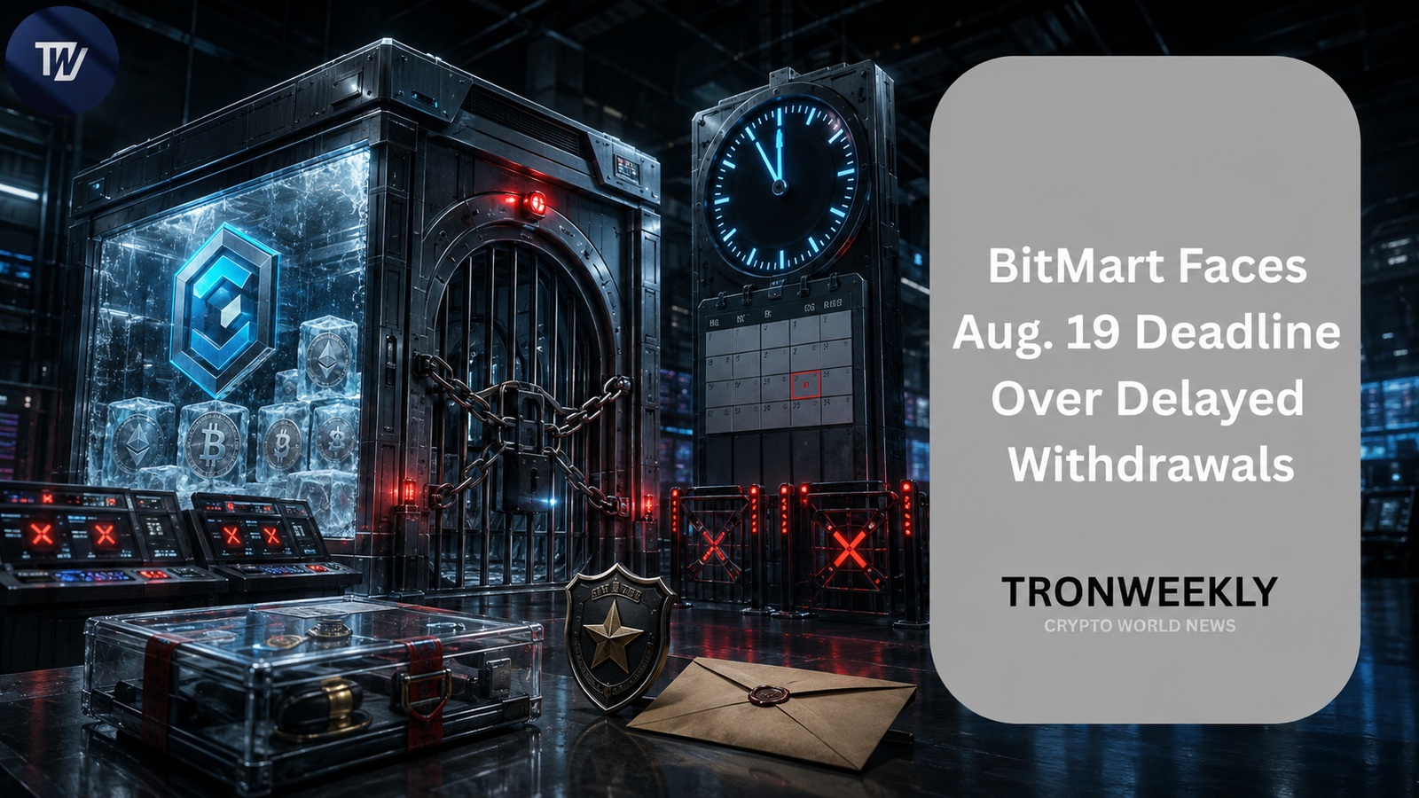 BitMart 因提款延遲問題面臨 8 月 19 日最後期限