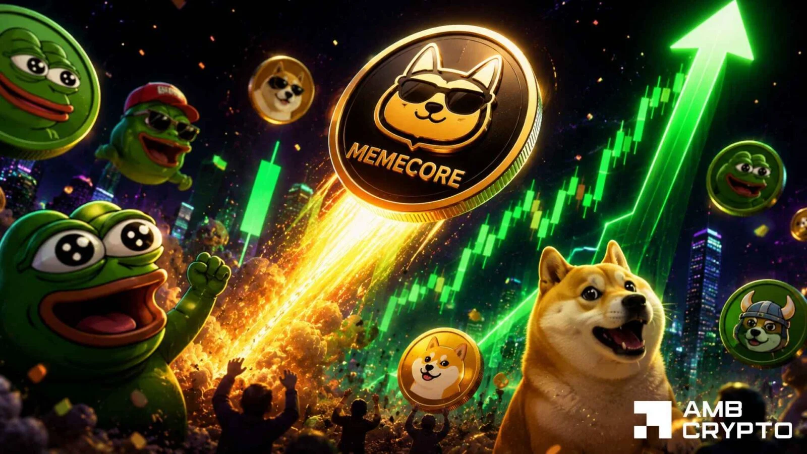 MemeCore вырос на 11,2% на фоне восстановления капитализации рынка мемкоинов на 8%