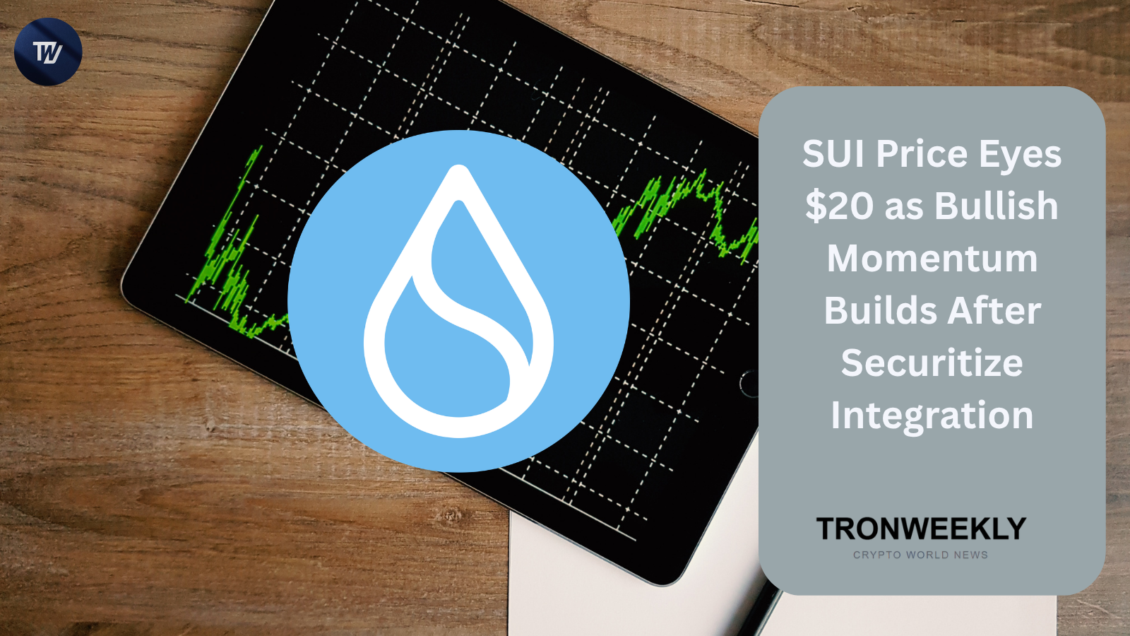 SUI punta a $20 mentre lo slancio rialzista cresce dopo l'integrazione con Securitize