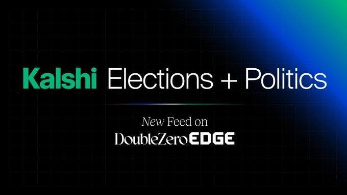 DoubleZero aggiunge i mercati elettorali di Kalshi alla piattaforma Edge a bassa latenza