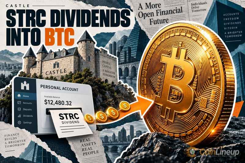 Castle、STRC配当をビットコインに変換する個人口座を開設