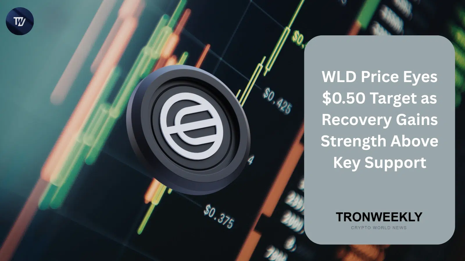 Цена WLD от Worldcoin нацелена на $0.50 на фоне укрепления восстановления выше ключевой поддержки