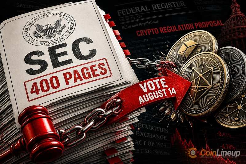 SEC zagłosuje 14 sierpnia nad kompleksową propozycją regulacji kryptowalut