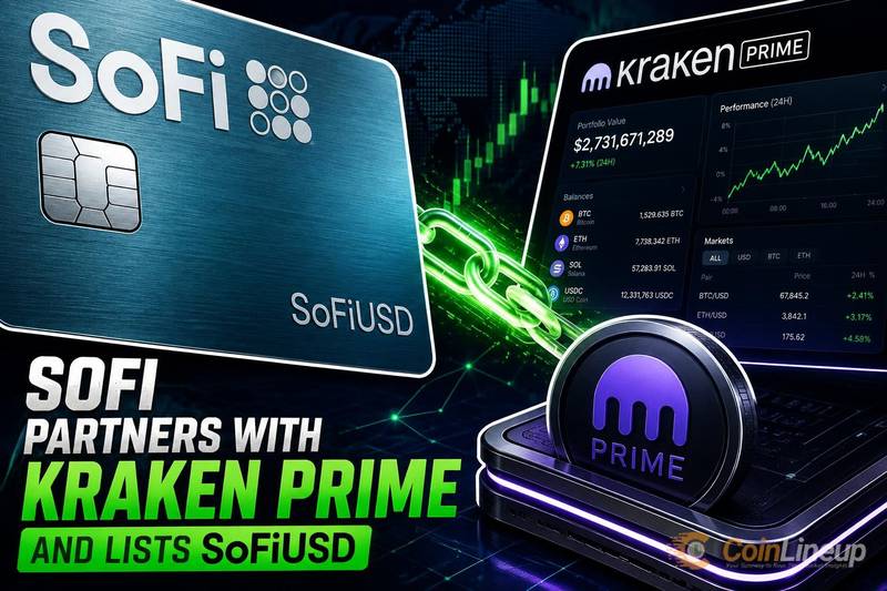 SoFi nawiązuje współpracę z Kraken Prime i wprowadza stablecoin SoFiUSD