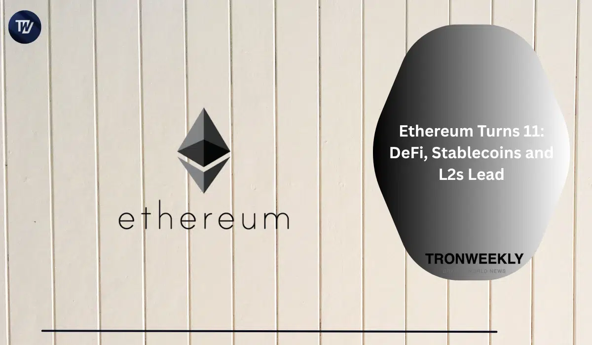 Ethereum wird 11: DeFi, Stablecoins und Layer 2s festigen die Netzwerkdominanz