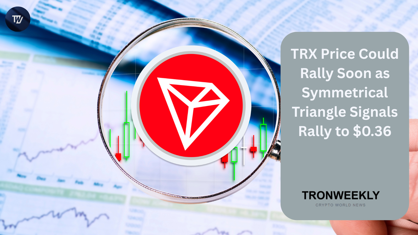 Цена TRX может вскоре вырасти, поскольку симметричный треугольник указывает на рост до $0.36