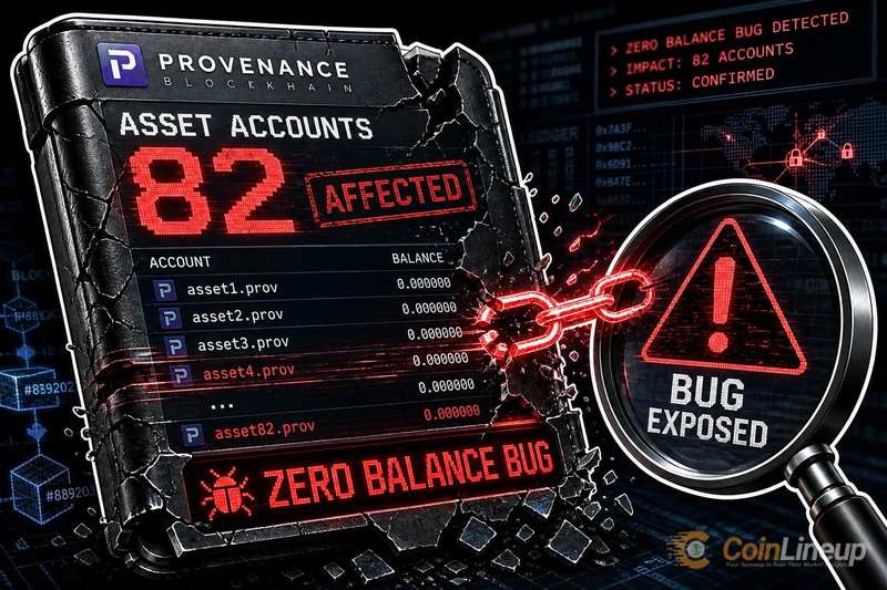 82 Provenance Asset Accounts Exposed to Potential Takeover by Zero-Balance Bug