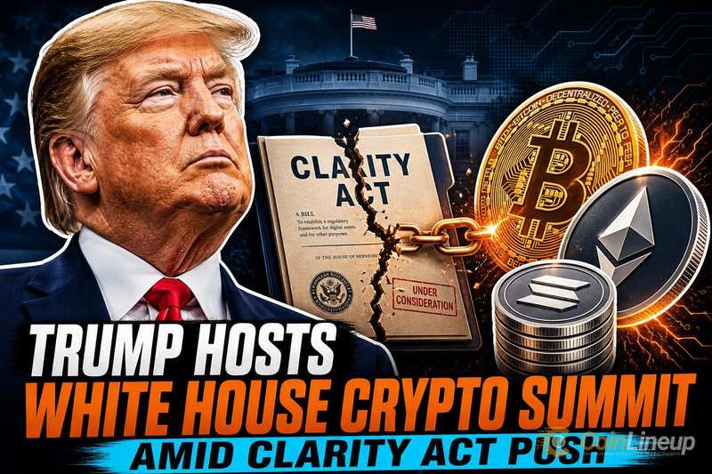Trump organiseert cryptotop in het Witte Huis terwijl push voor CLARITY Act doorgaat