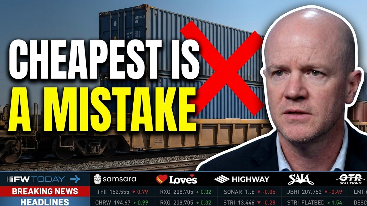 FreightWaves Today Segment Examines Why Shippers May Avoid Cheaper Intermodal Freight