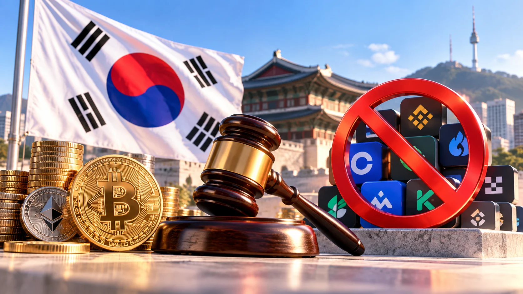 South Korea Blocks KuCoin, MEXC, BingX and 24 Other Crypto Exchange Websites